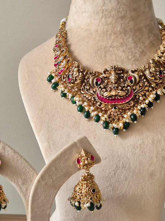 Madhuram Temple Necklace Set