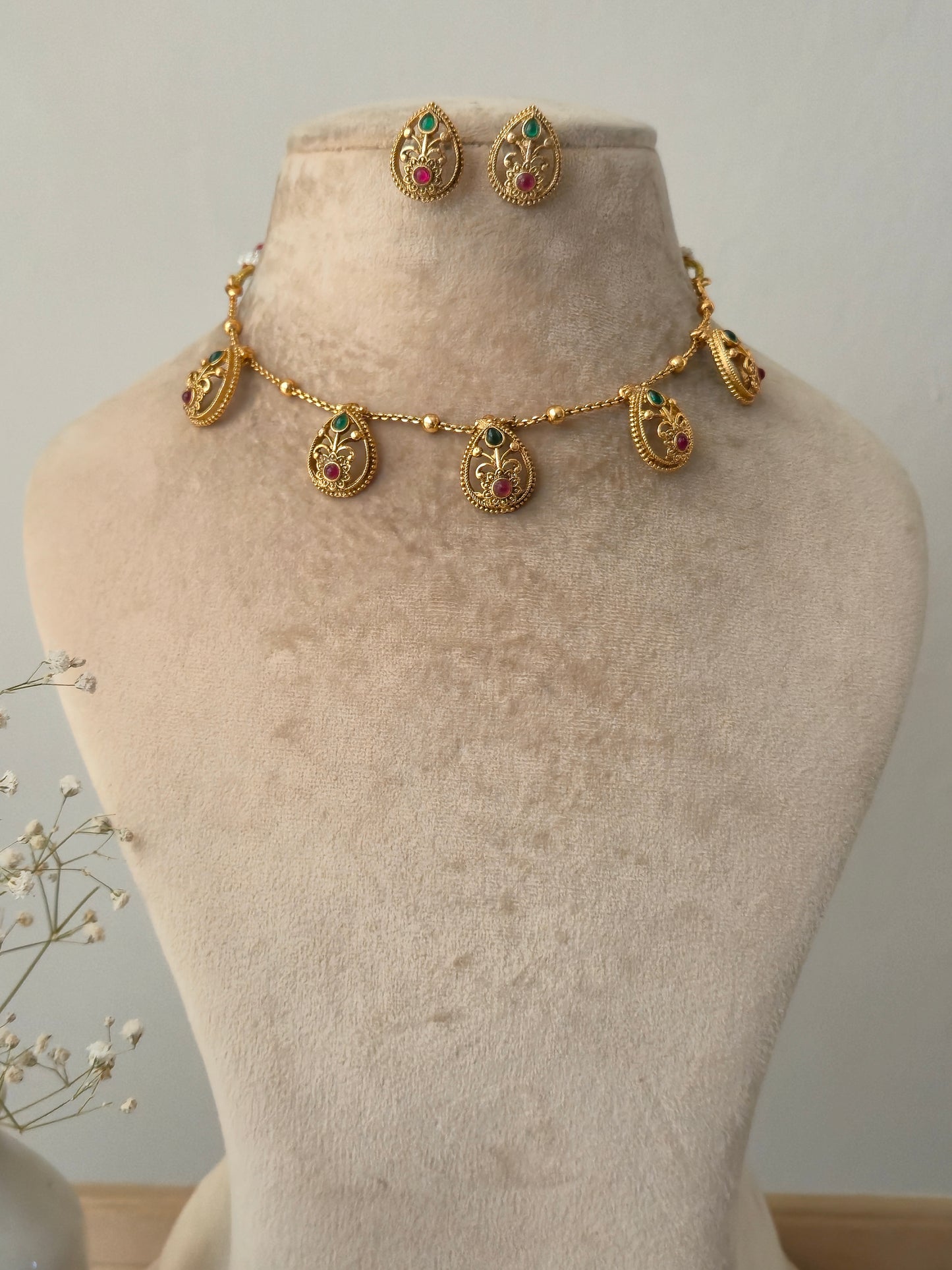 Zalak Necklace Set