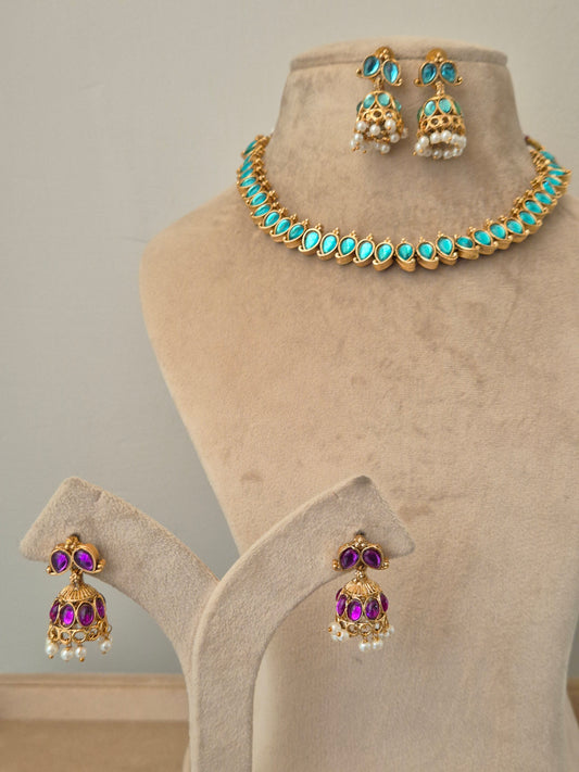 Reversible Amu Necklace Set - Both Side