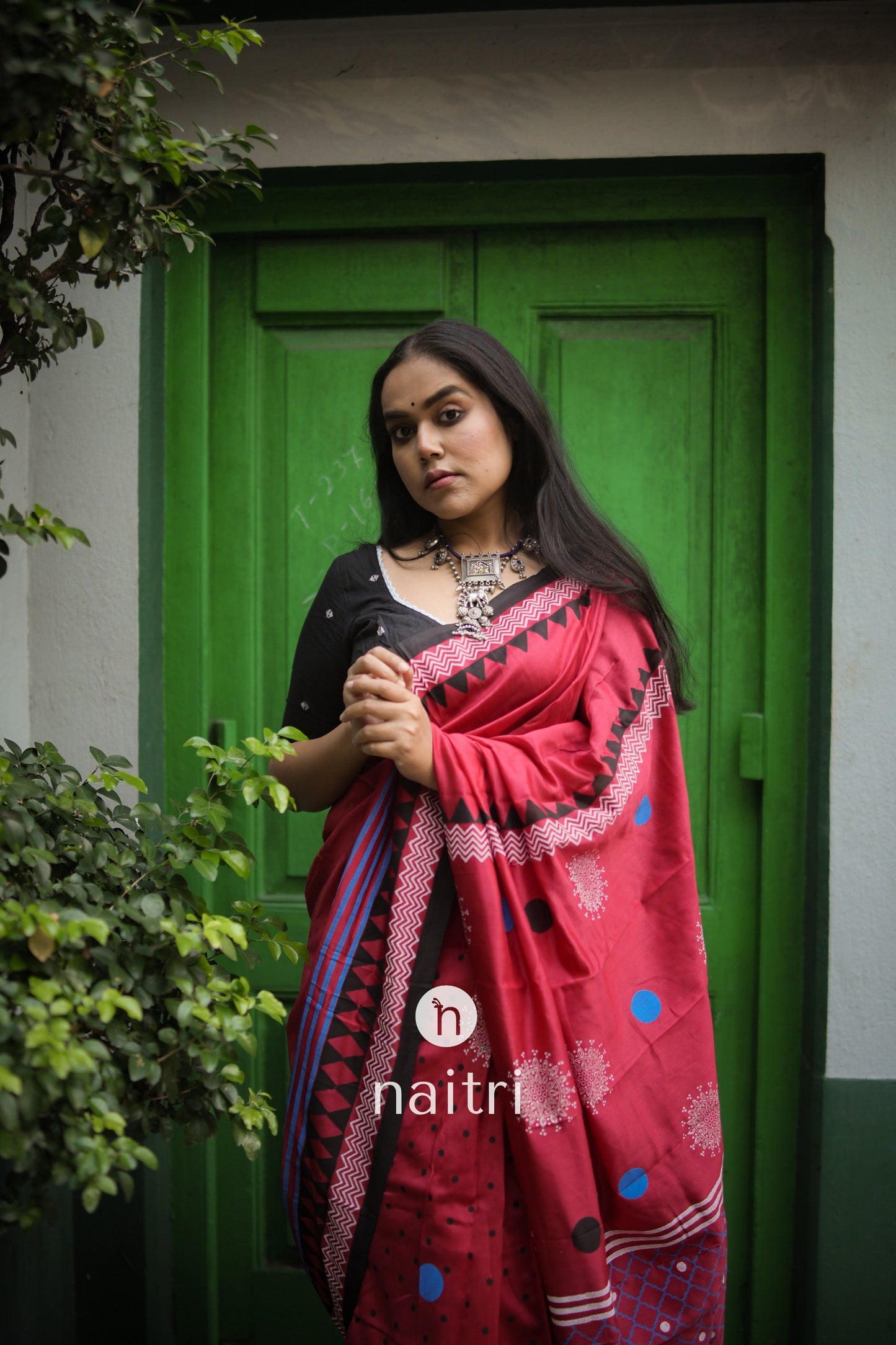 Devi Hand Block Print Saree