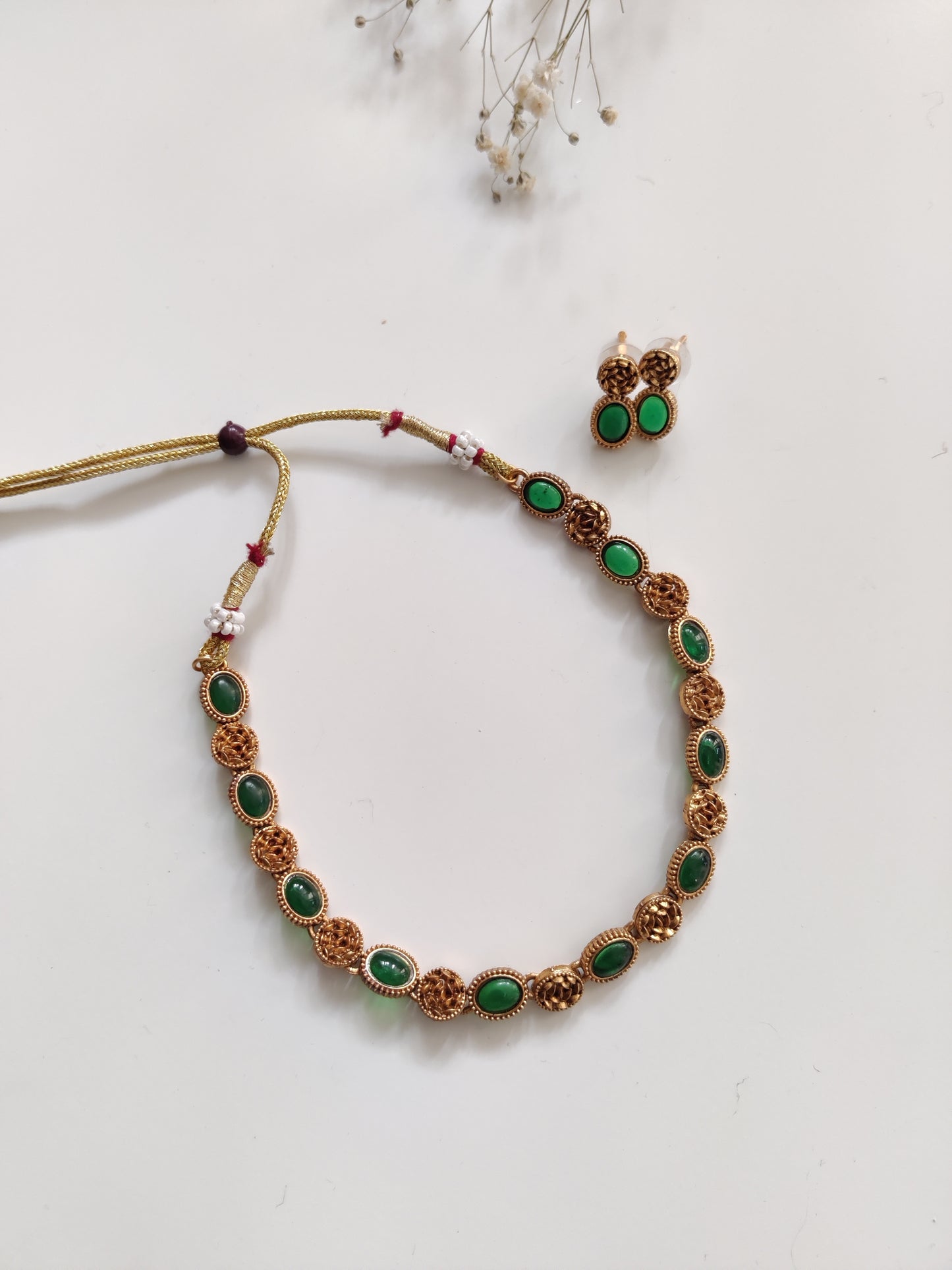 Swarna Temple Necklace Set