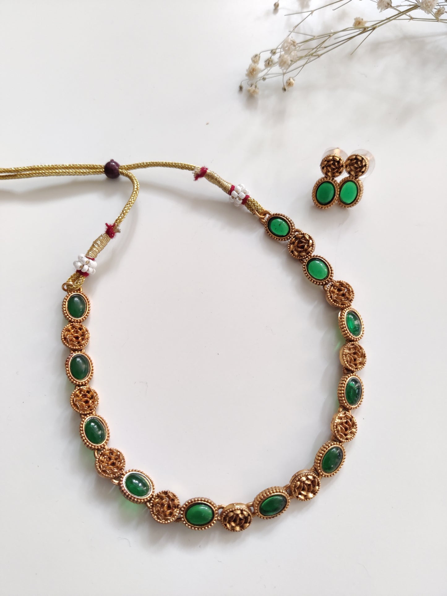 Swarna Temple Necklace Set