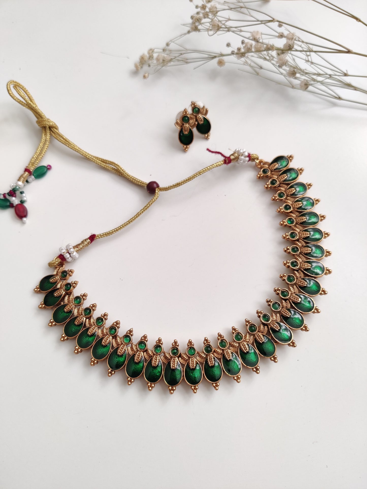 Drishti Temple Necklace Set