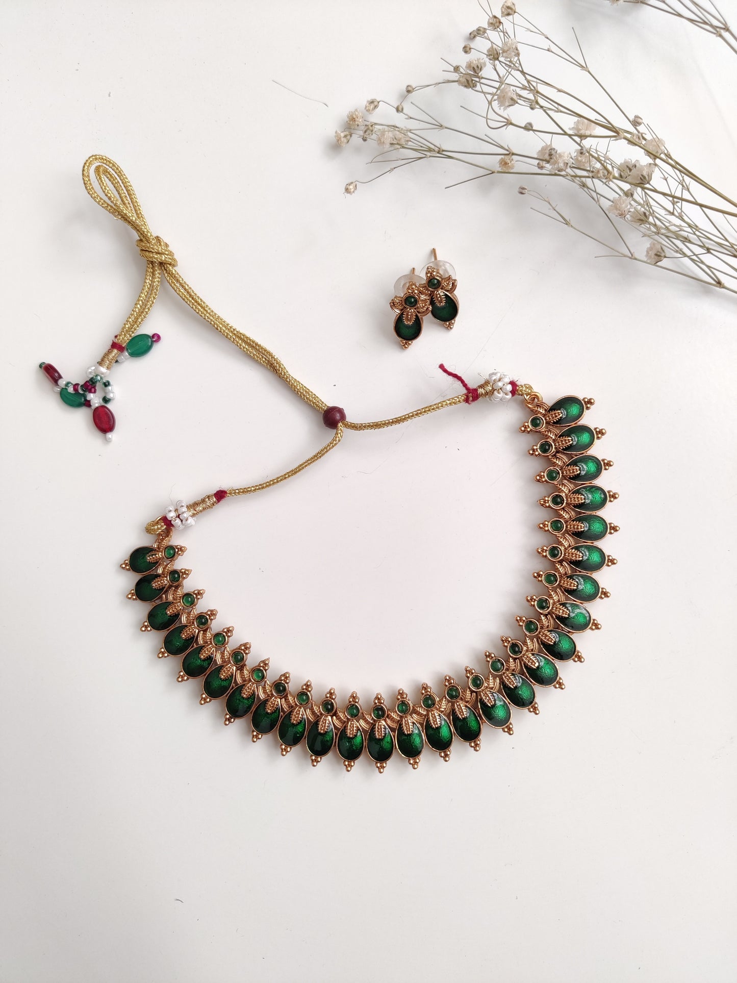 Drishti Temple Necklace Set