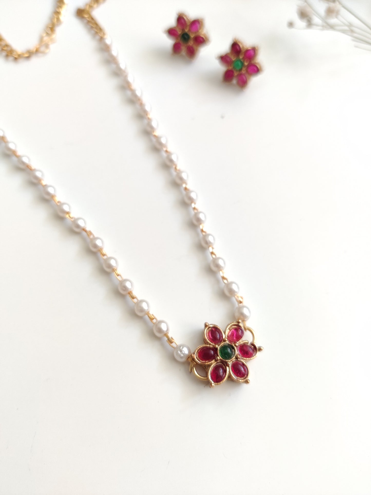 Manikya Temple Necklace Set