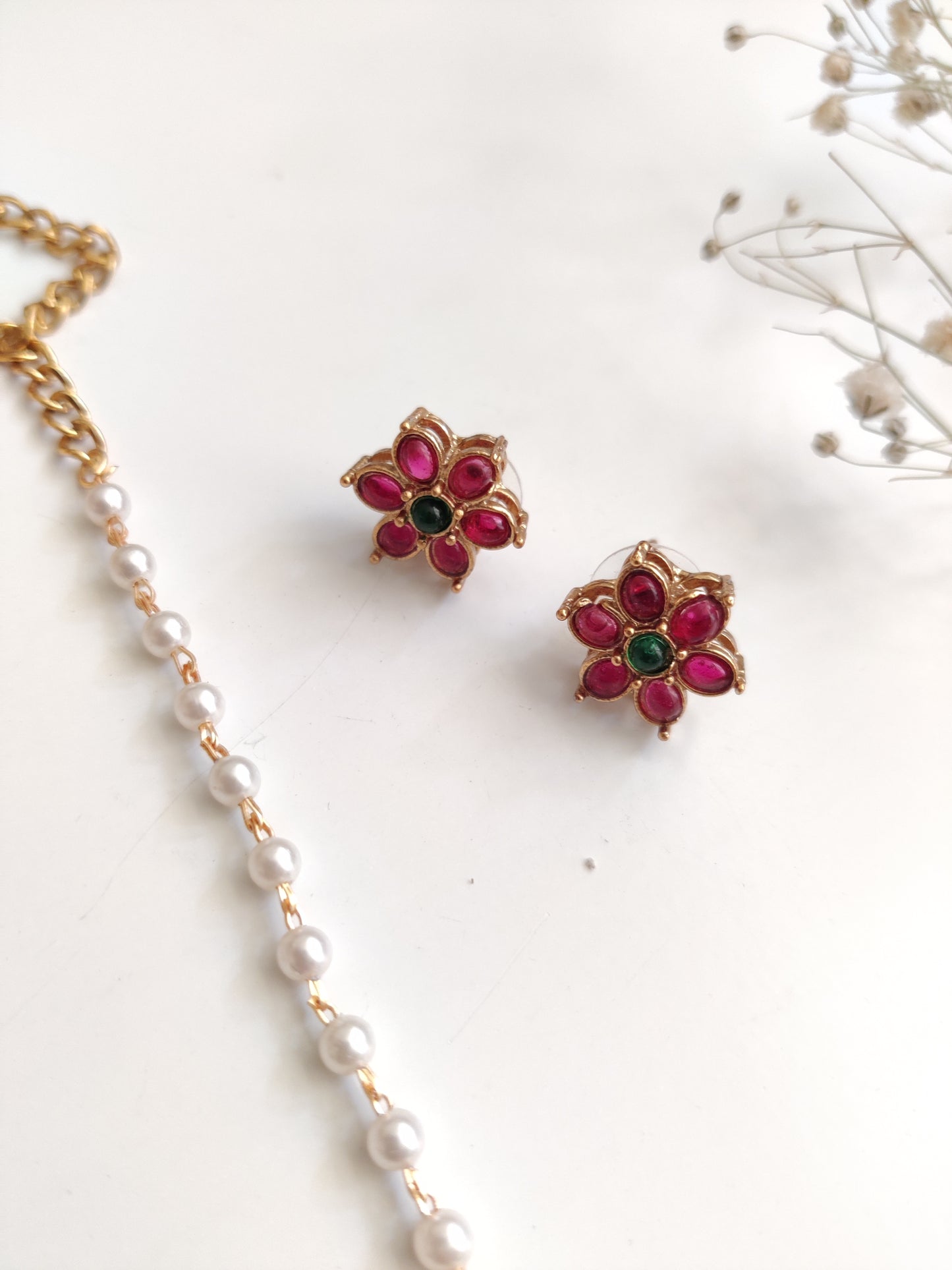 Manikya Temple Necklace Set