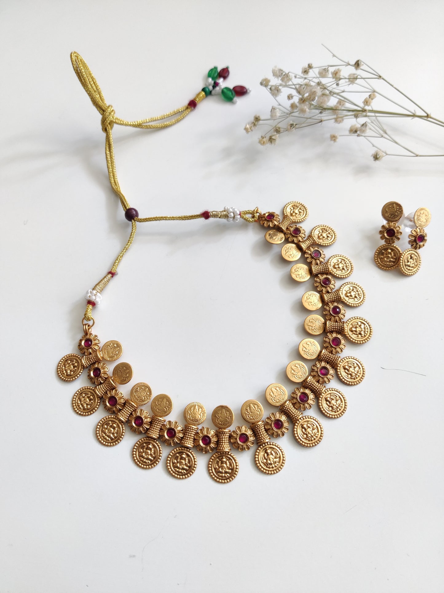 Rudrani Temple Necklace Set