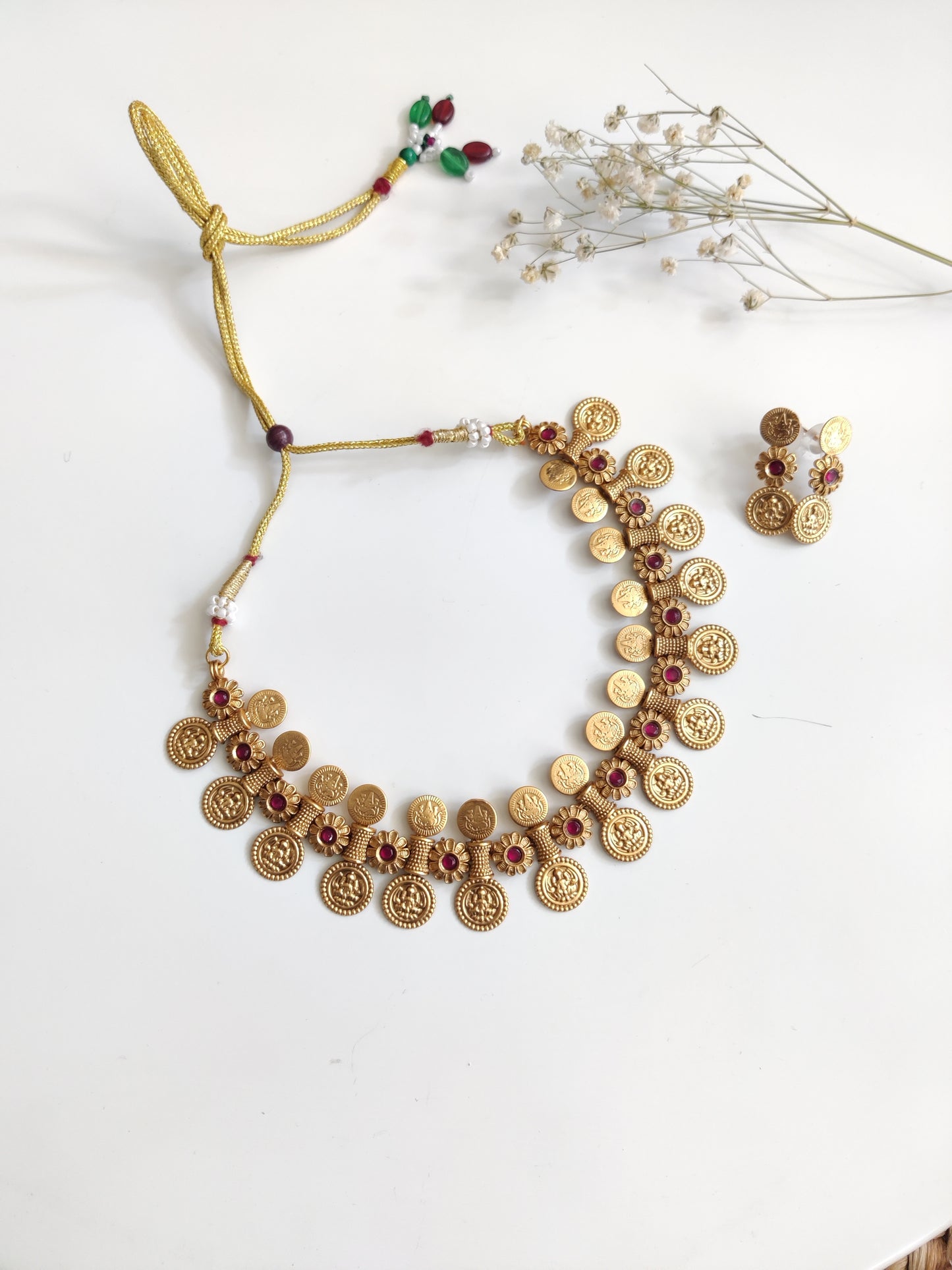 Rudrani Temple Necklace Set