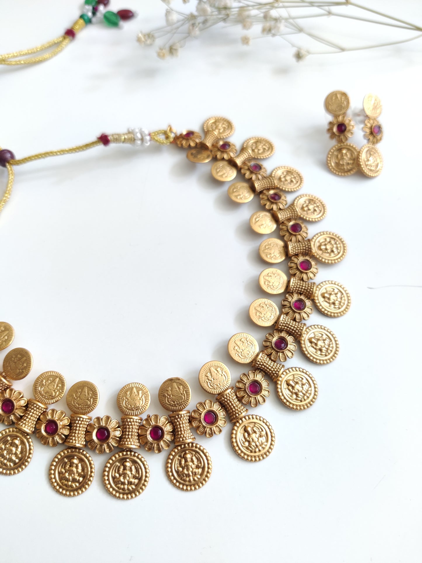 Rudrani Temple Necklace Set