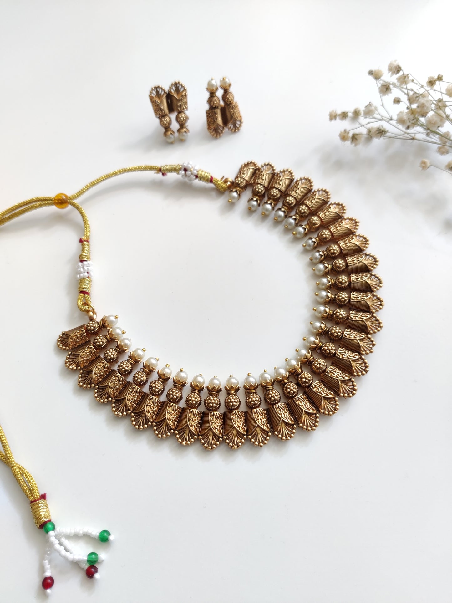 Tejasvi Temple Necklace Set