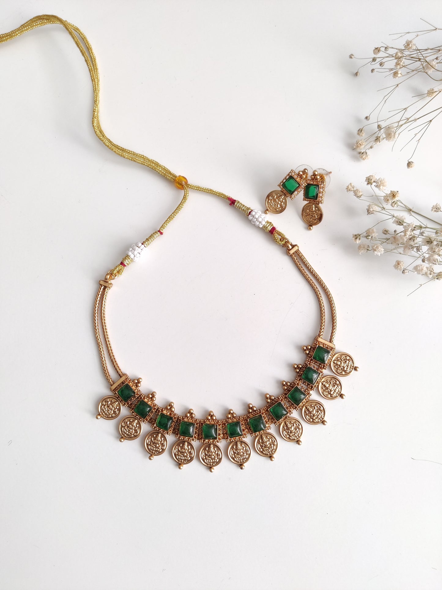 Kanchana Temple Necklace Set