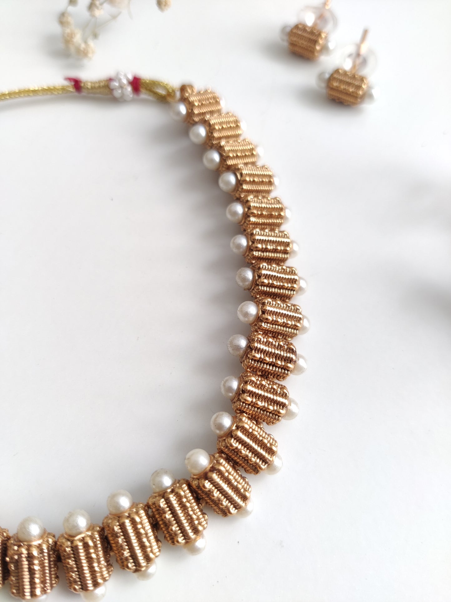Chitrangda Temple Necklace Set