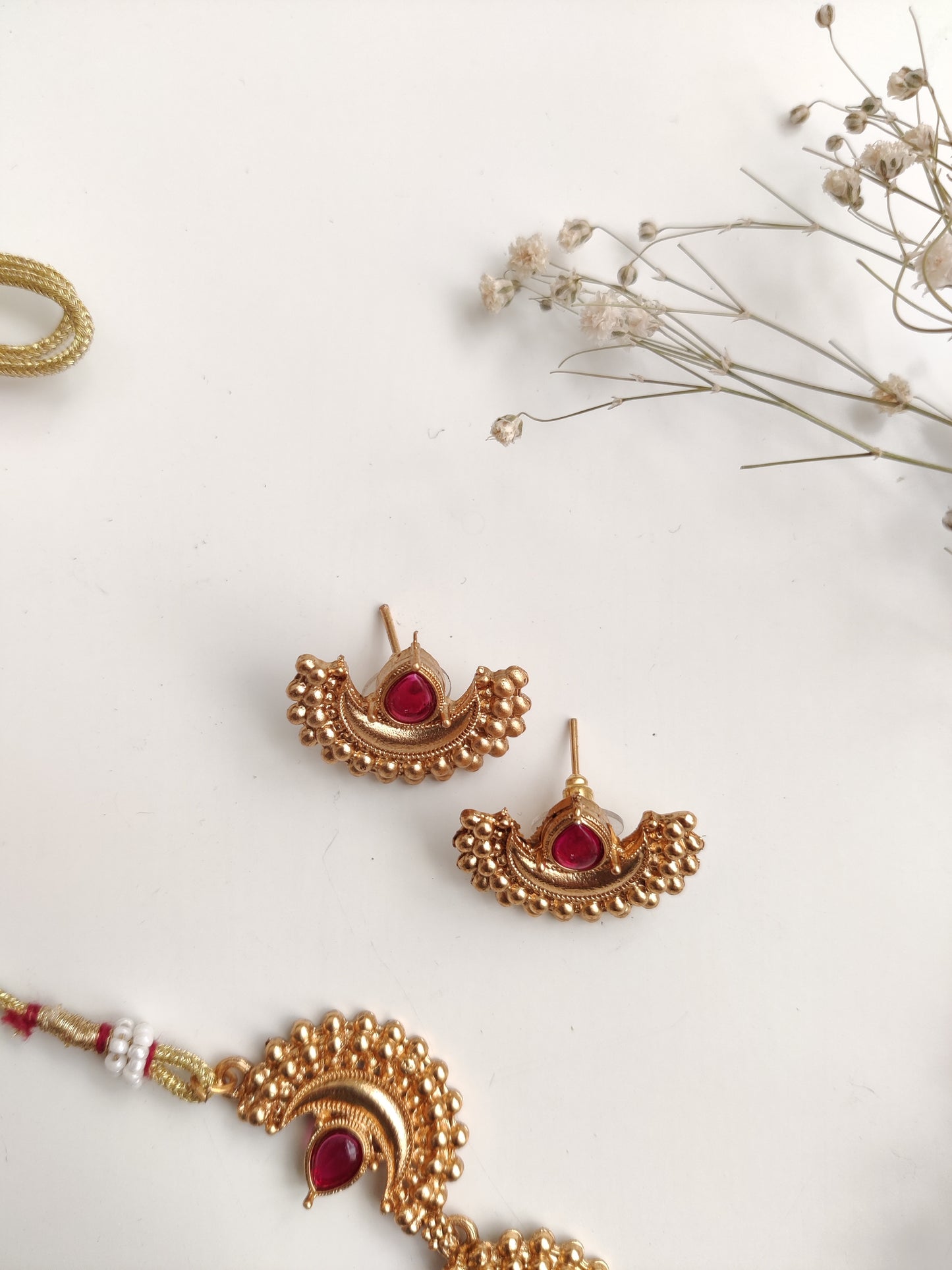 Anvika Temple Necklace Set