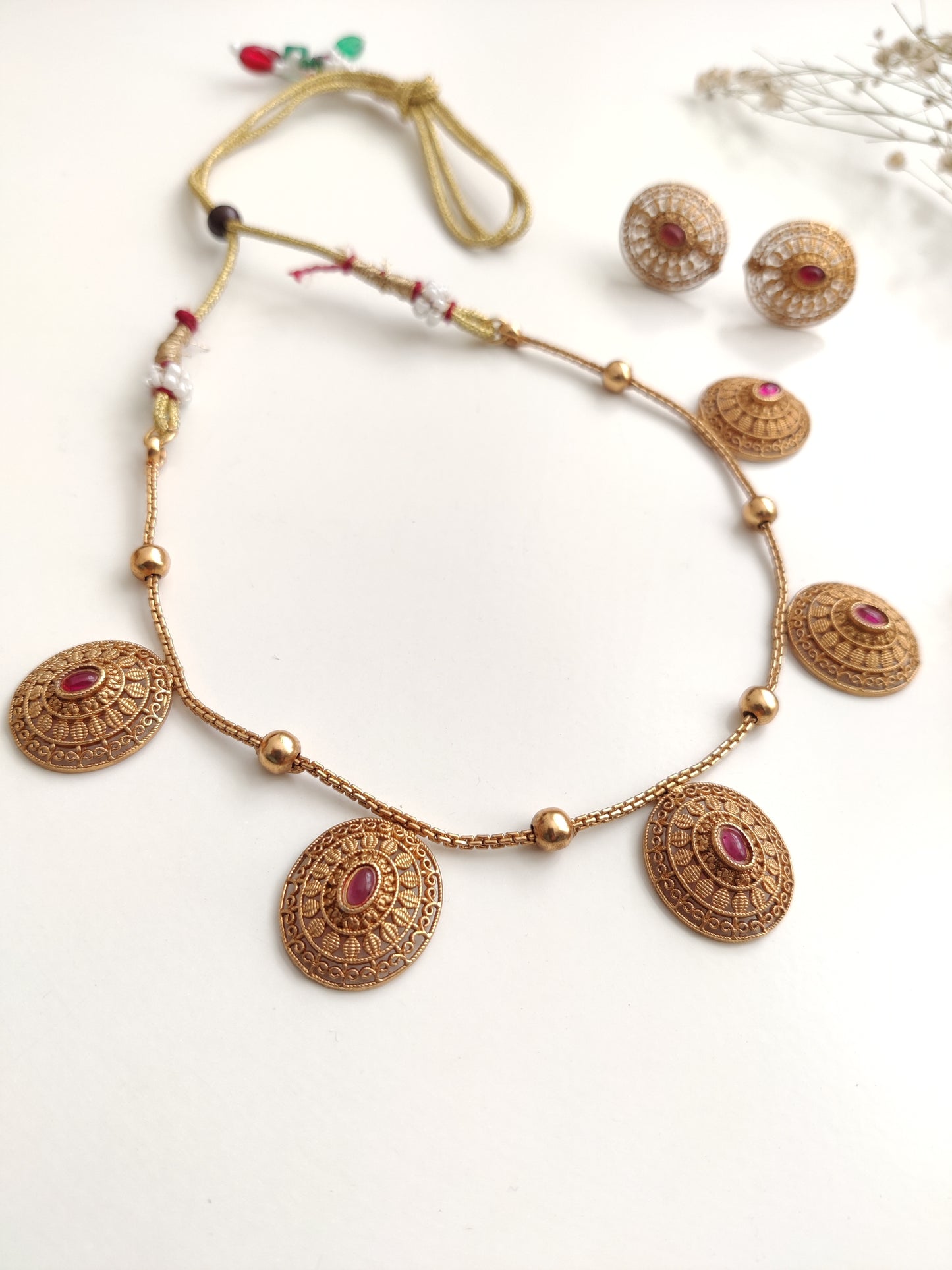 Yukti Temple Necklace Set