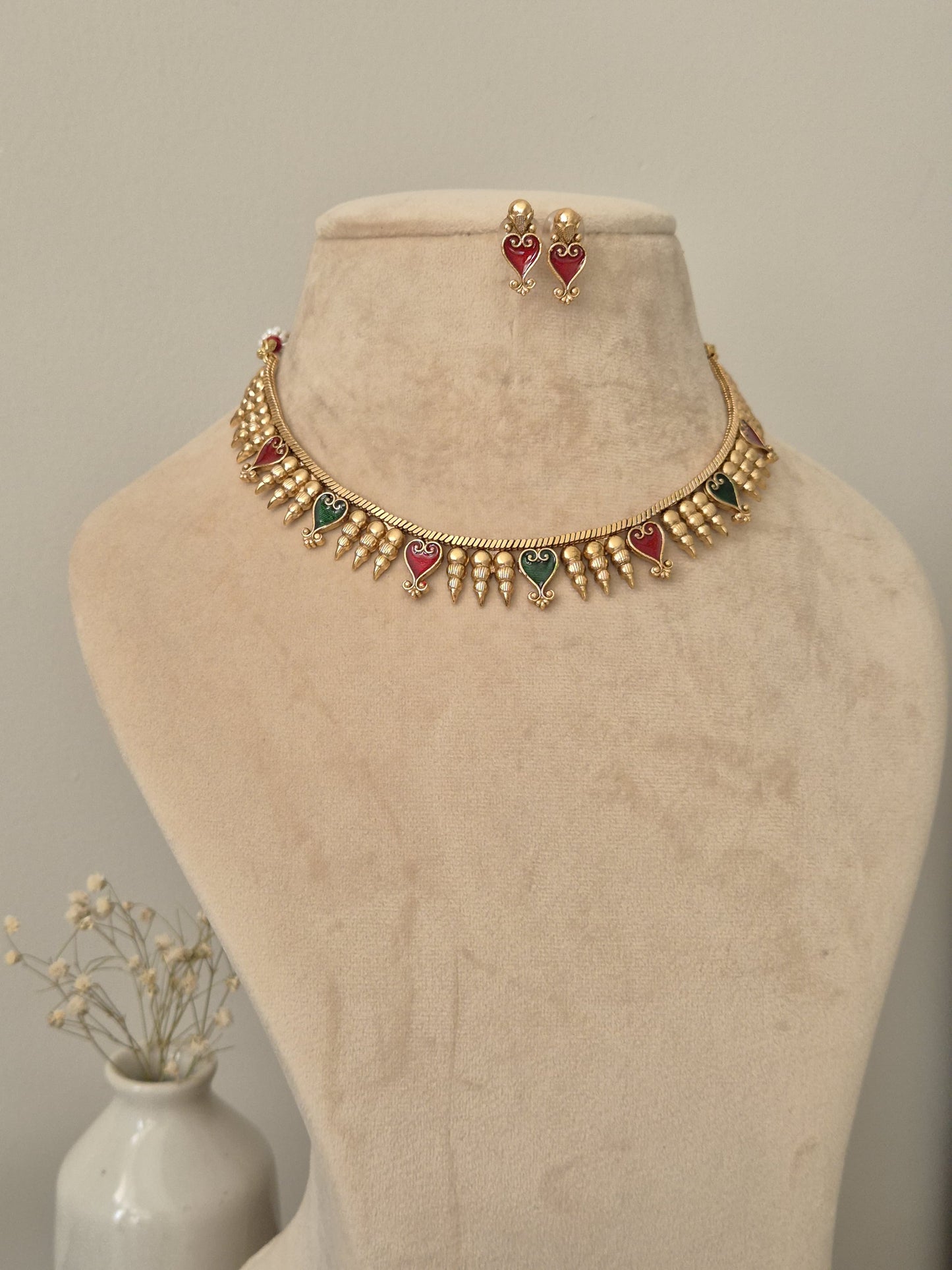 Anandini Temple Necklace Set