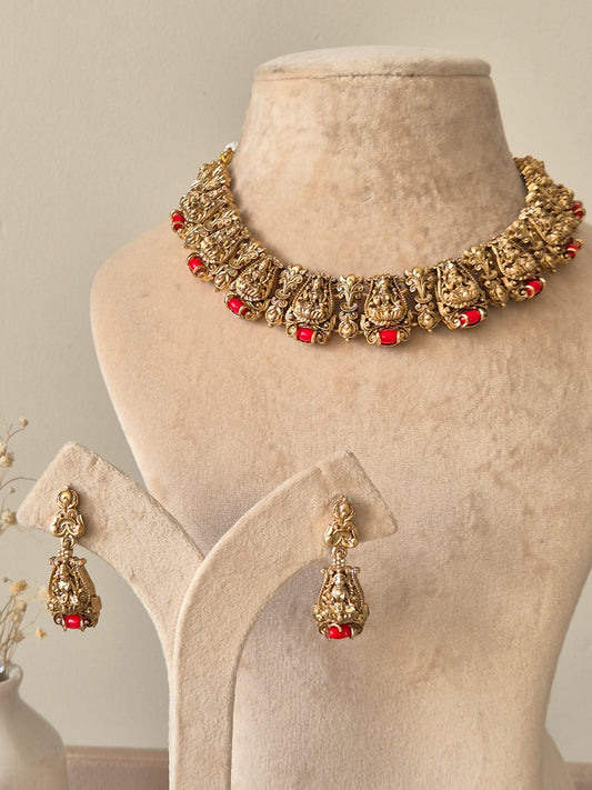 Suva Temple Necklace Set