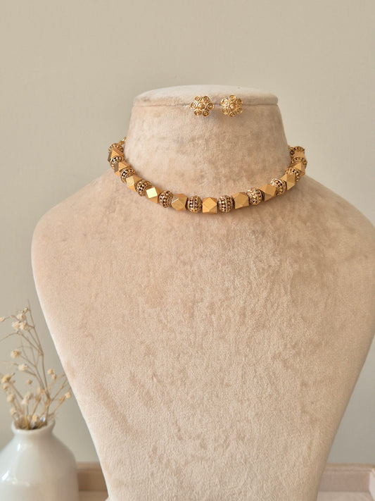 Malati Necklace Set by Naitri - Necklace