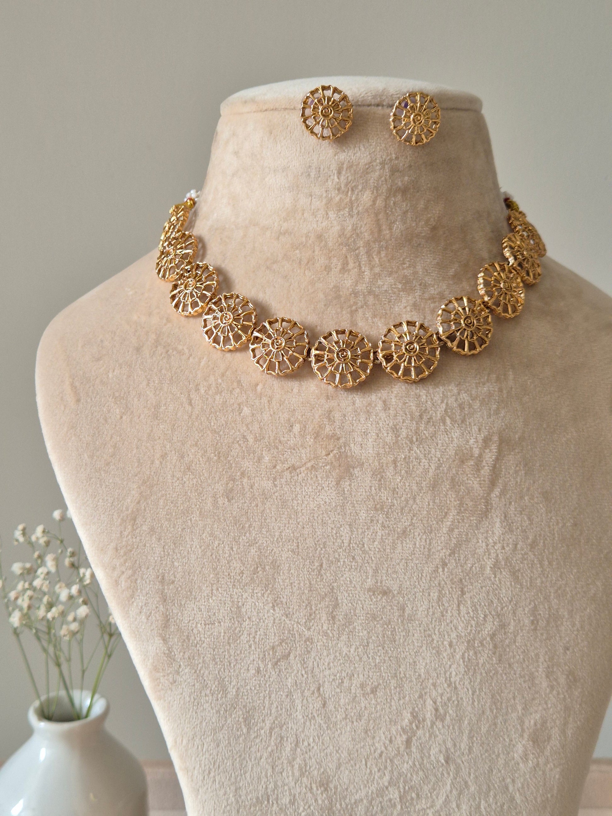 Kumari Necklace Set by Naitri - Necklace