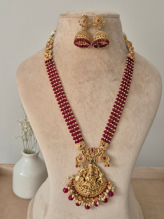Beena Golden Necklace Set