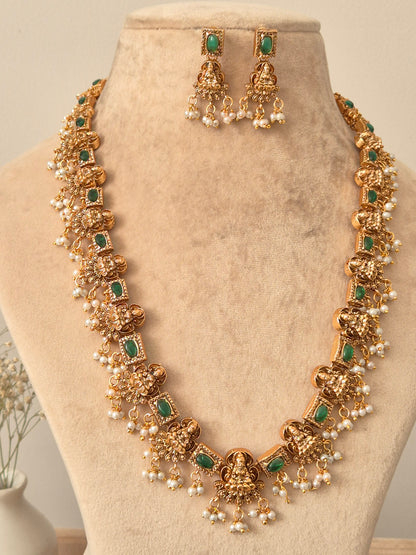 Durga Golden Neckace Set