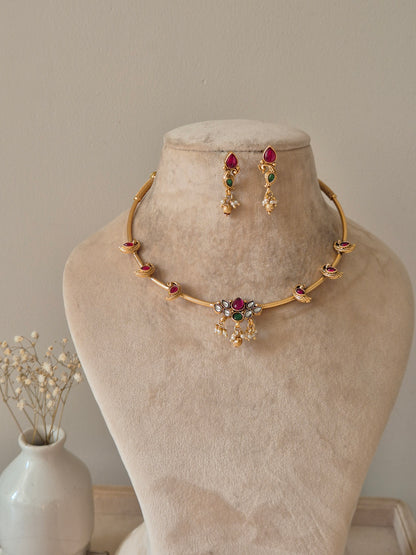 Reshmi Hasli Necklace Set