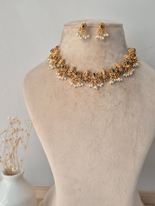 Neelam Necklace Set