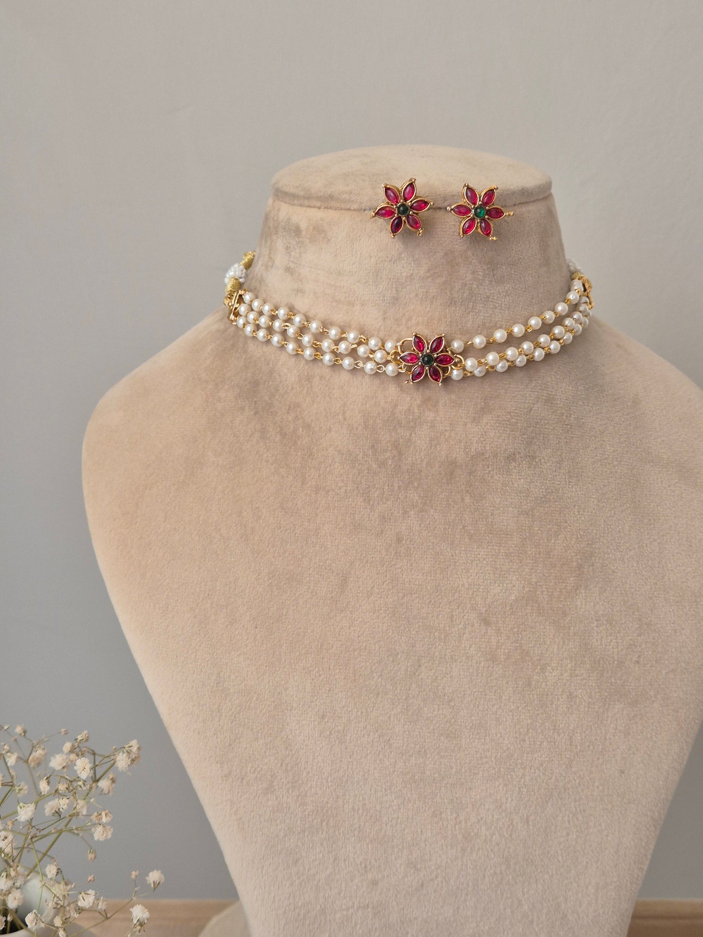 Barahmasi Choker Set