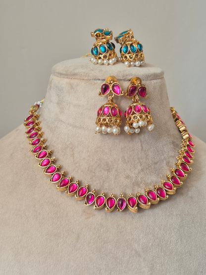 Sudarshini Reversible Necklace Set
