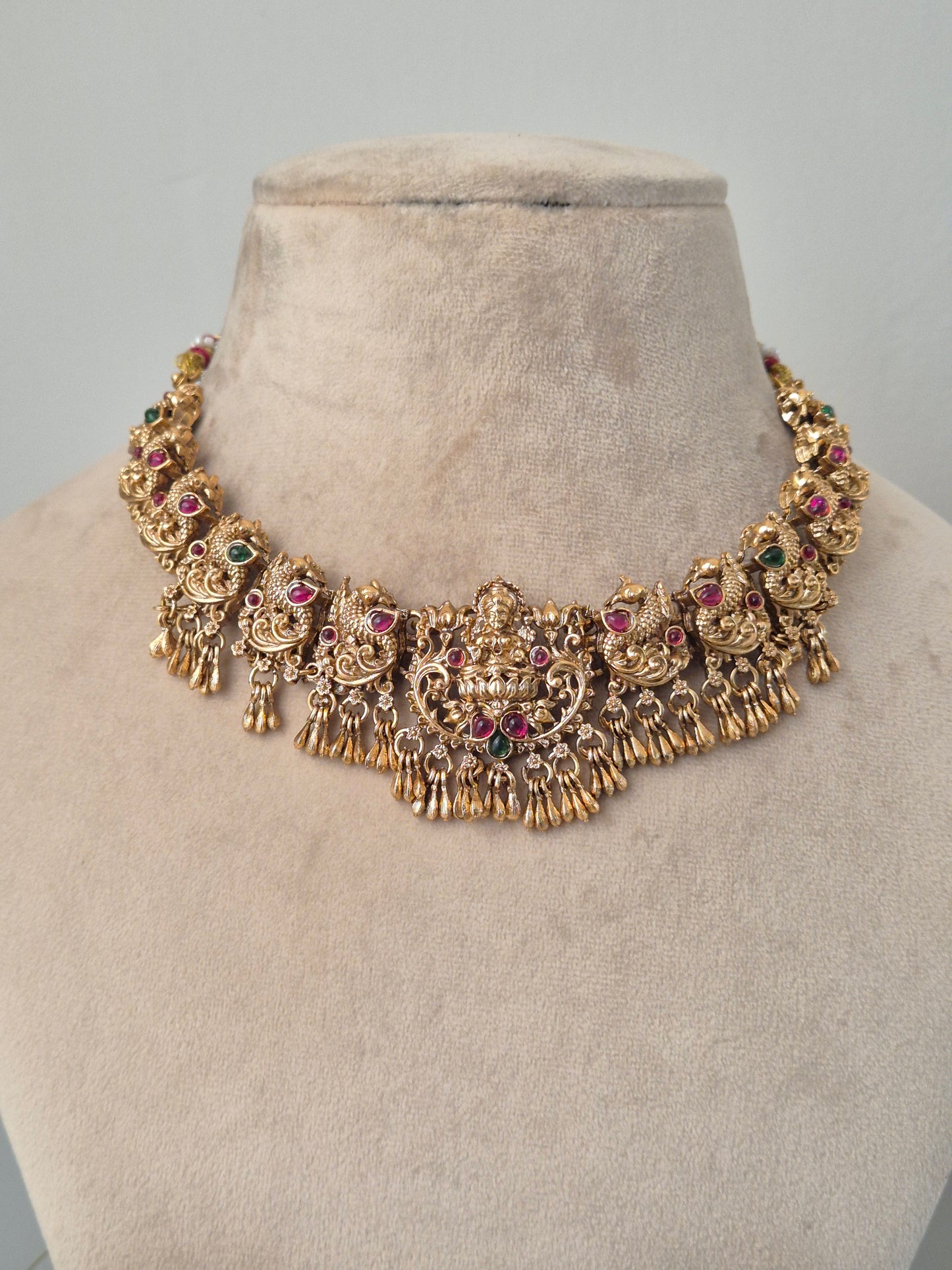 Chitralekha Temple Necklace Set