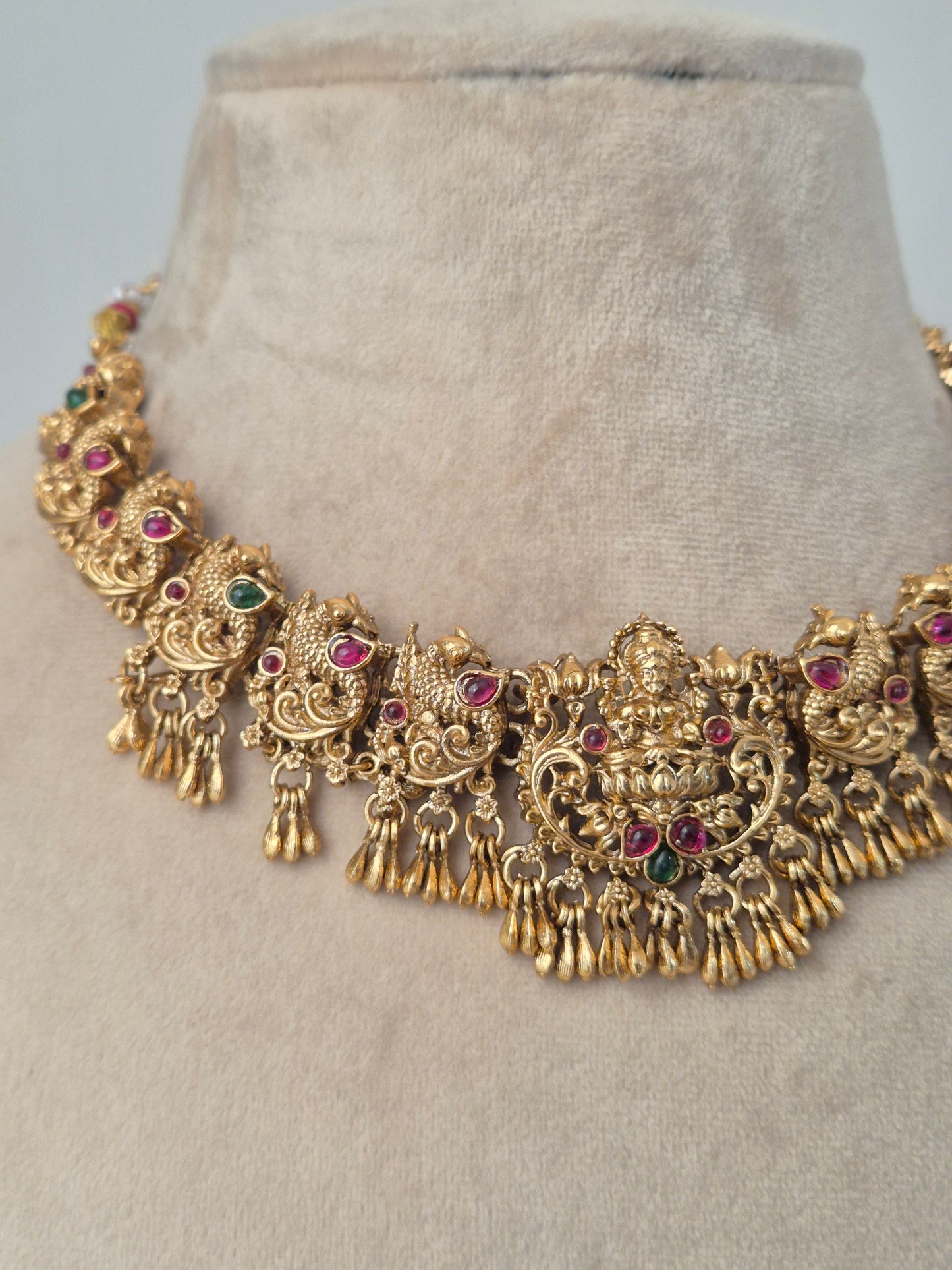 Chitralekha Temple Necklace Set