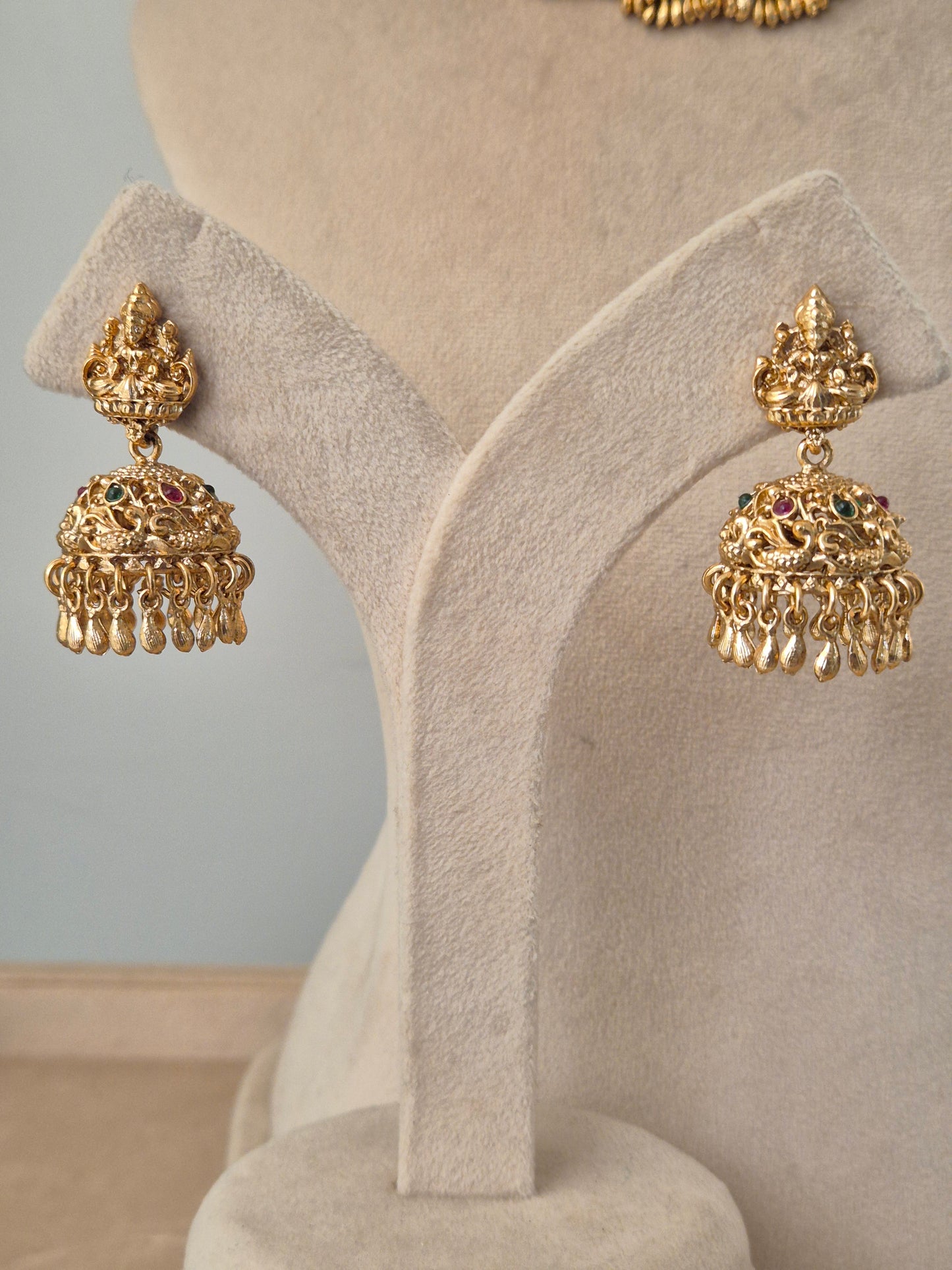 Chitralekha Temple Necklace Set