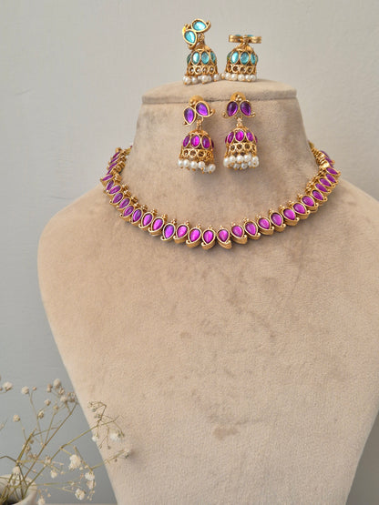 Reversible Amu Necklace Set - Both Side