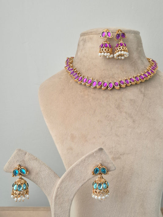Reversible Amu Necklace Set - Both Side