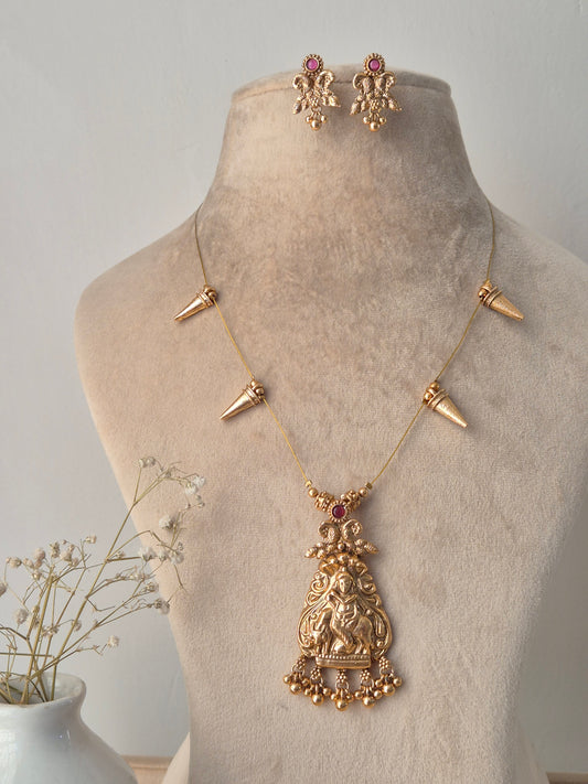 Yashvika Invisible Chain Necklace Set