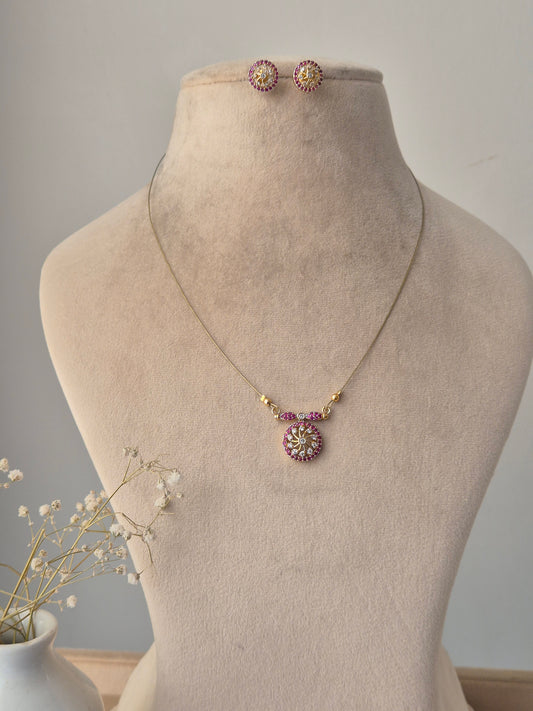 Zuni Invisible Chain Necklace Set