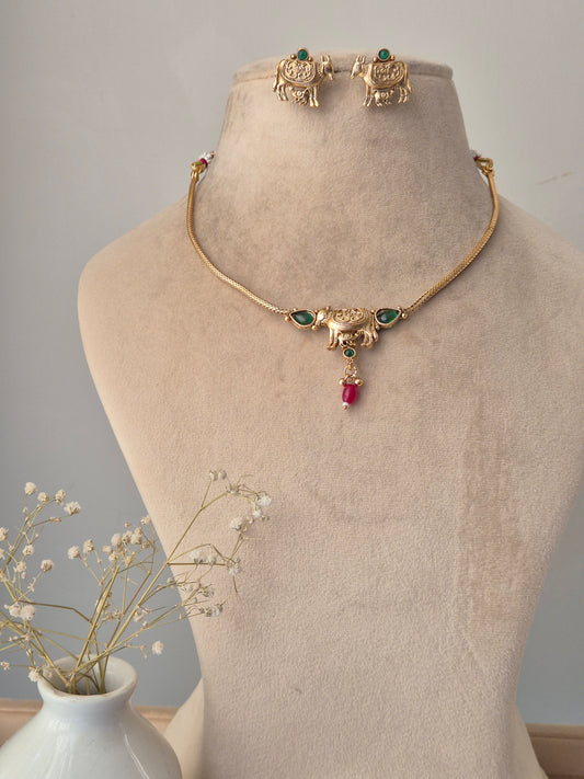 Veenakshi Necklace Set