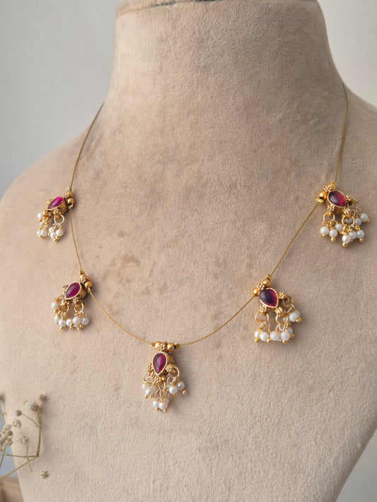 Reversible Ari Invisible Chain Necklace