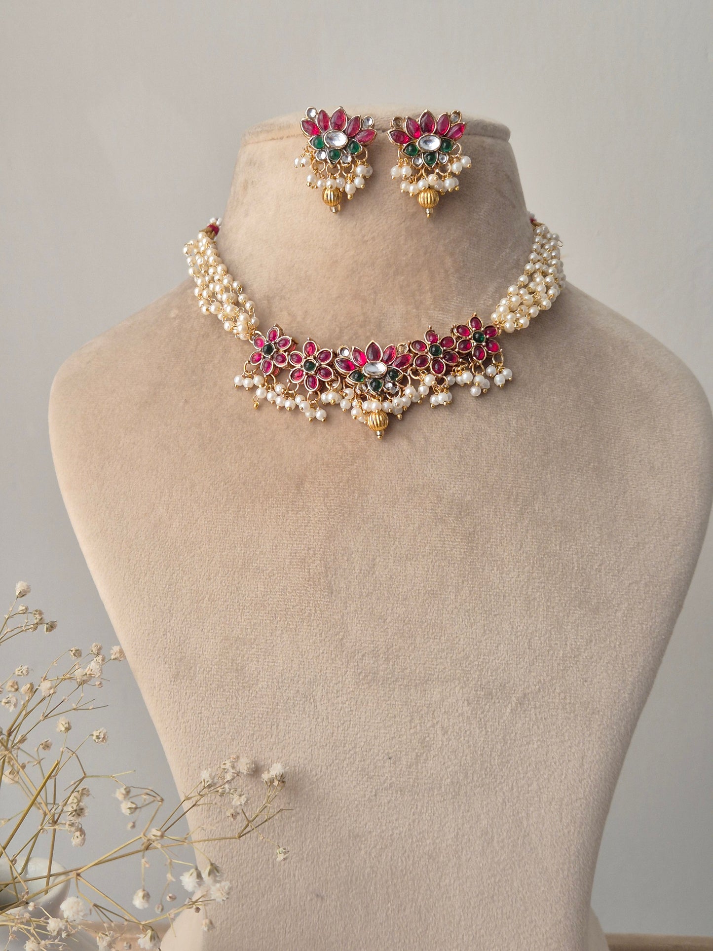 Savitri Choker Necklace Set