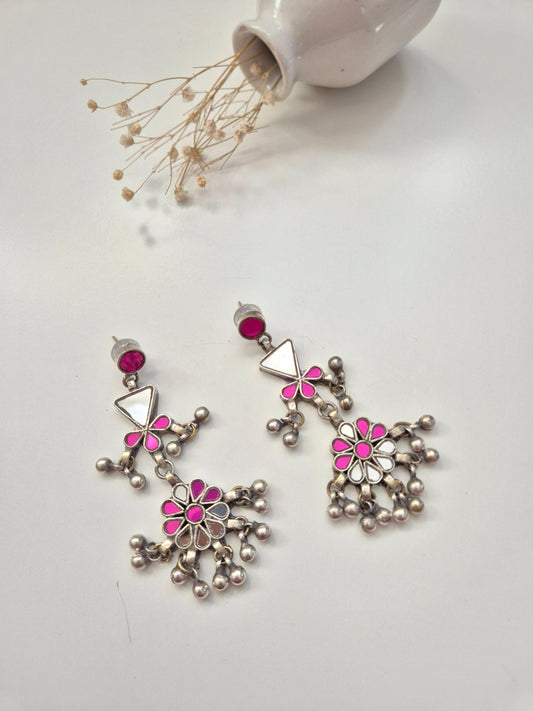 Aadra Glass Earrings by Naitri - Earrings
