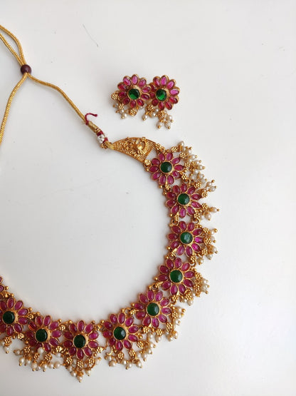 Grace Naitri Temple Necklace Set