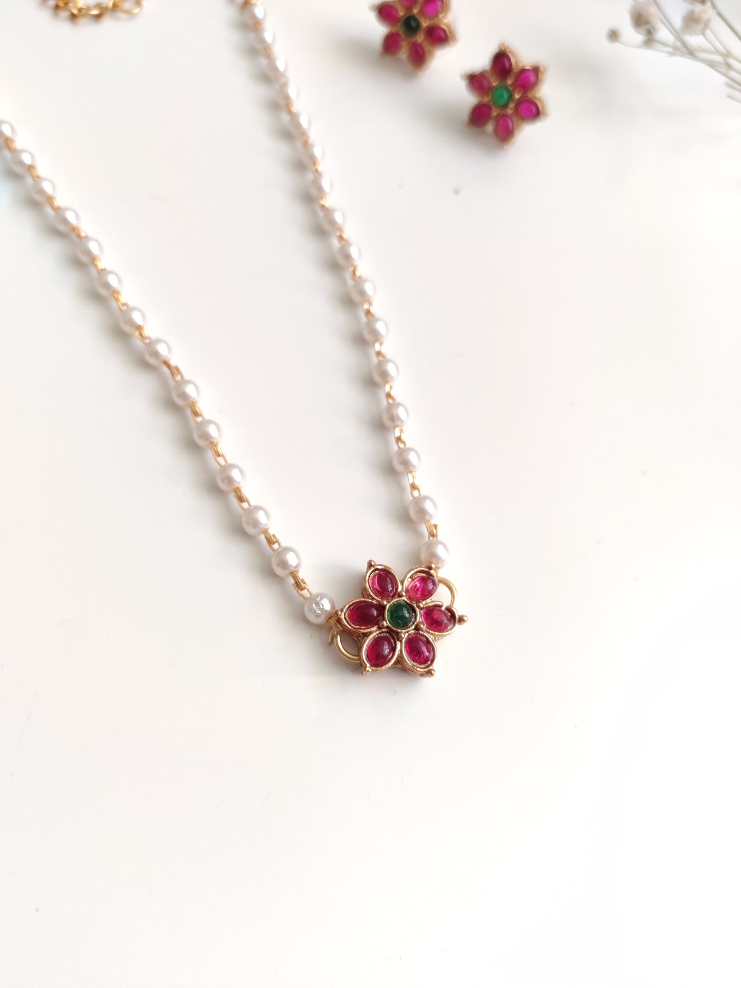 Manikya Temple Necklace Set