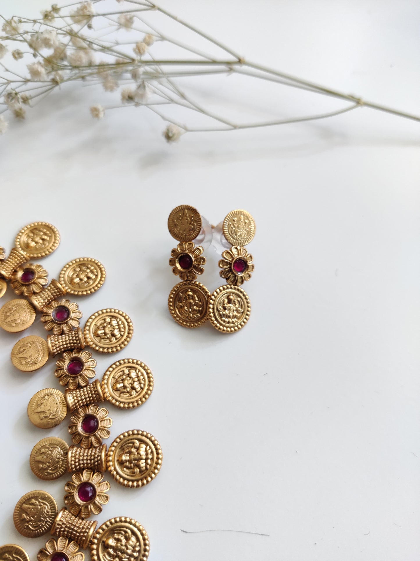 Rudrani Temple Necklace Set