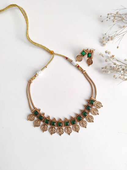 Kanchana Temple Necklace Set
