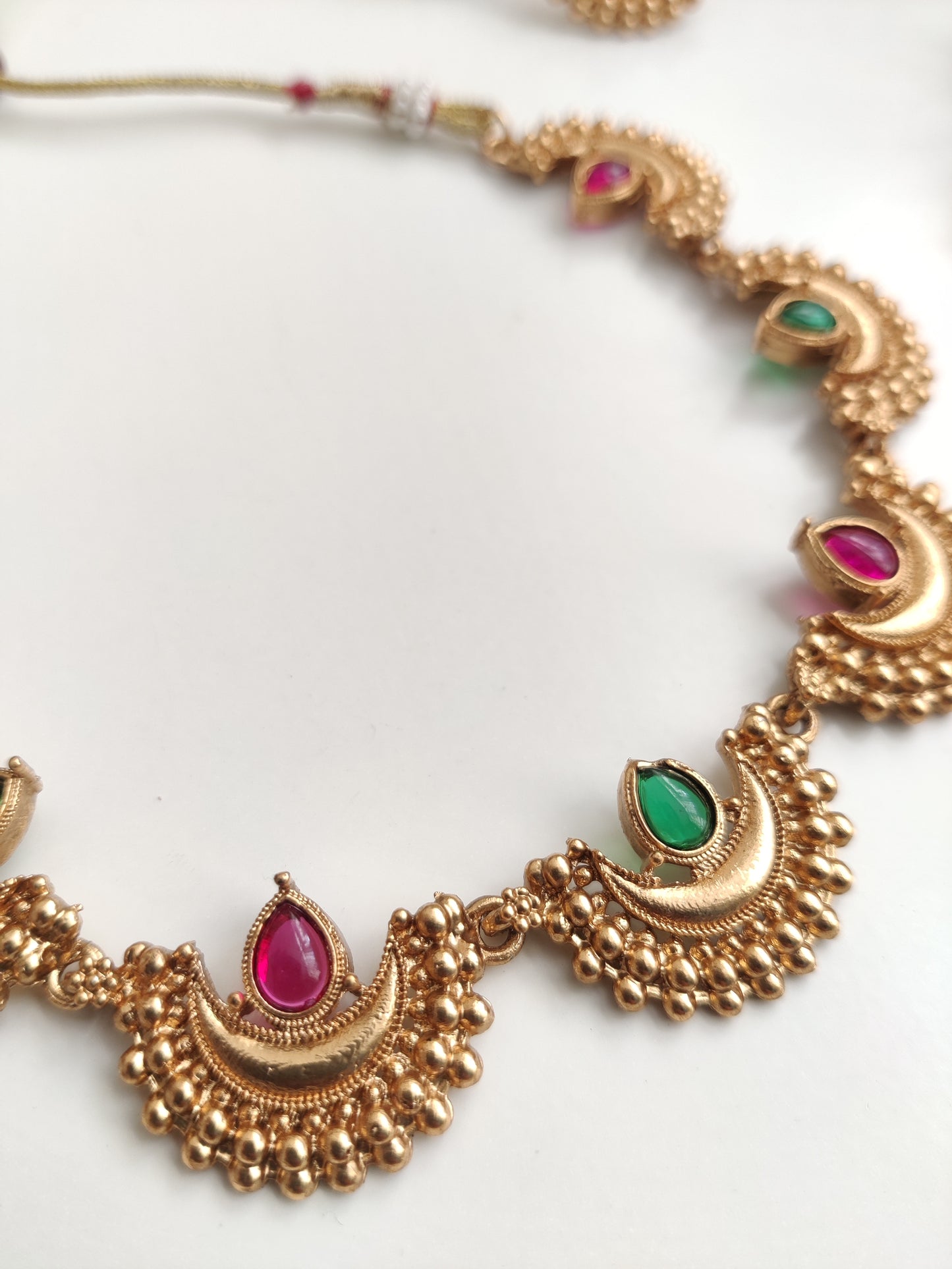 Anvika Temple Necklace Set