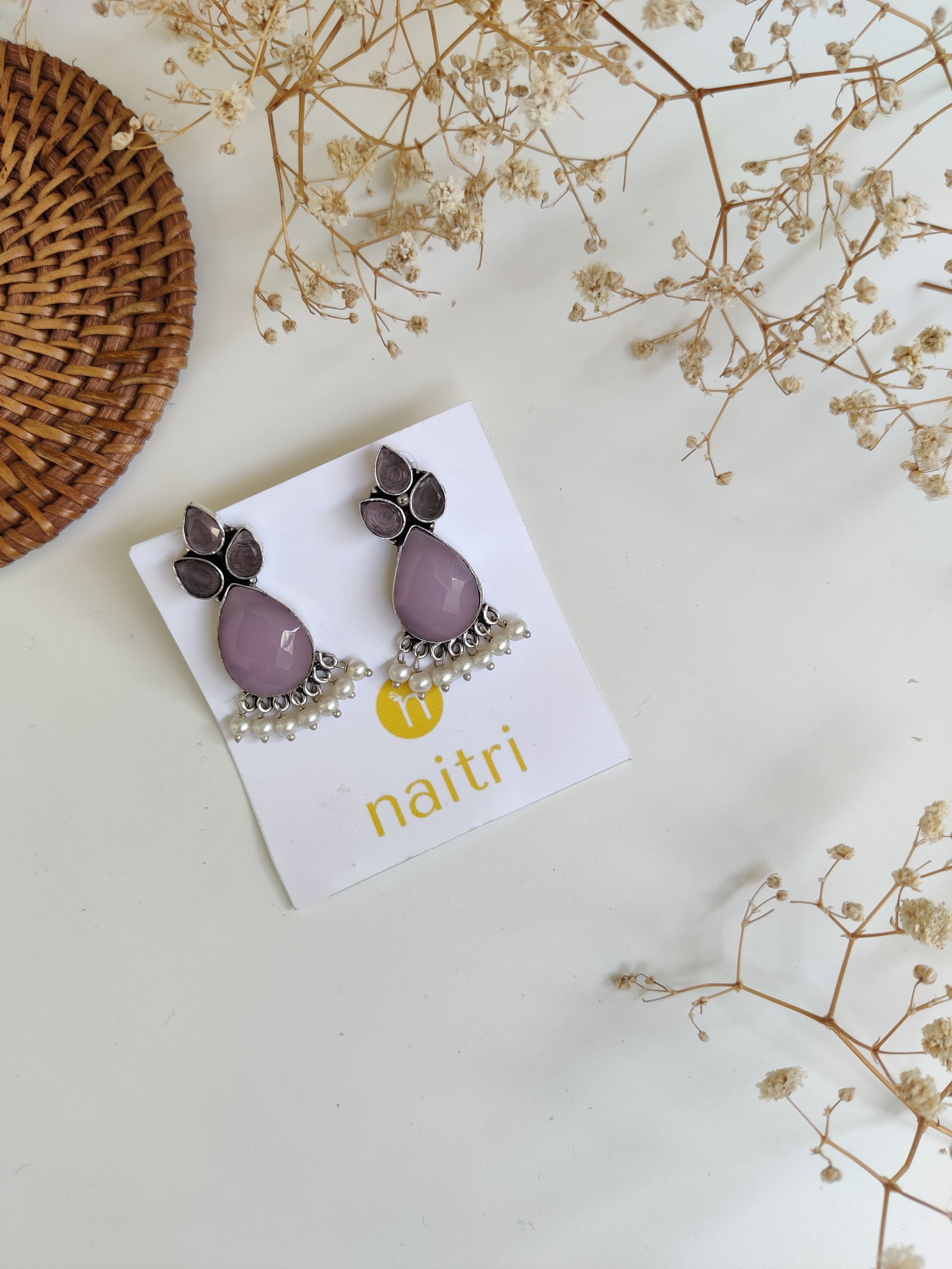 Jia Earrings by Naitri - Earrings