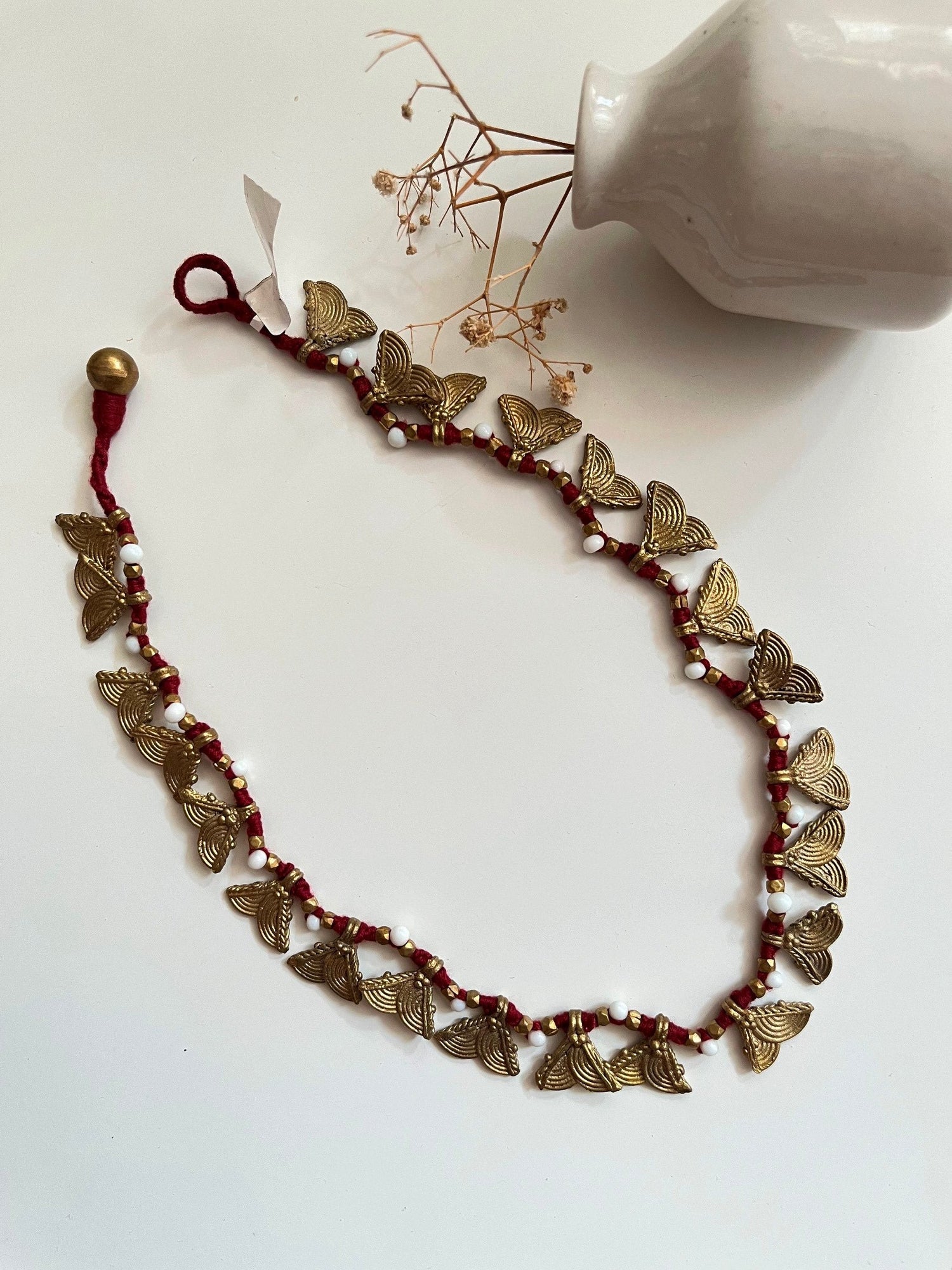 Bhoomi Dhokra Necklace by Naitri - Necklace