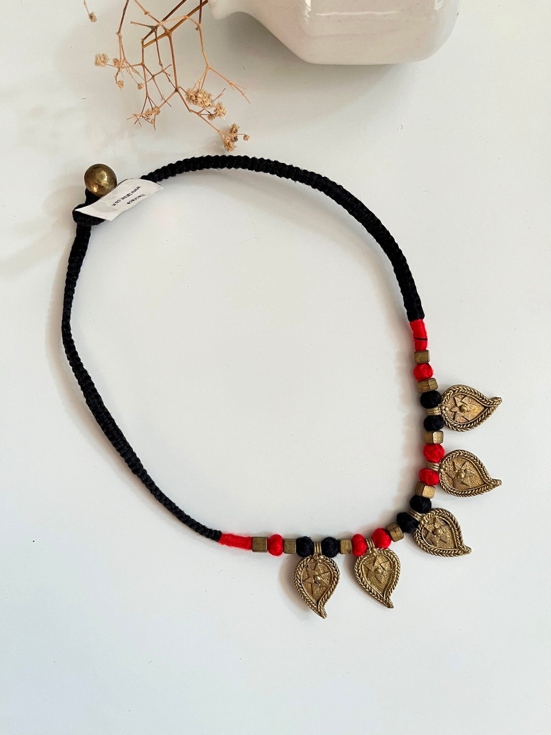 Ishvi Dhokra Necklace by Naitri - Necklace