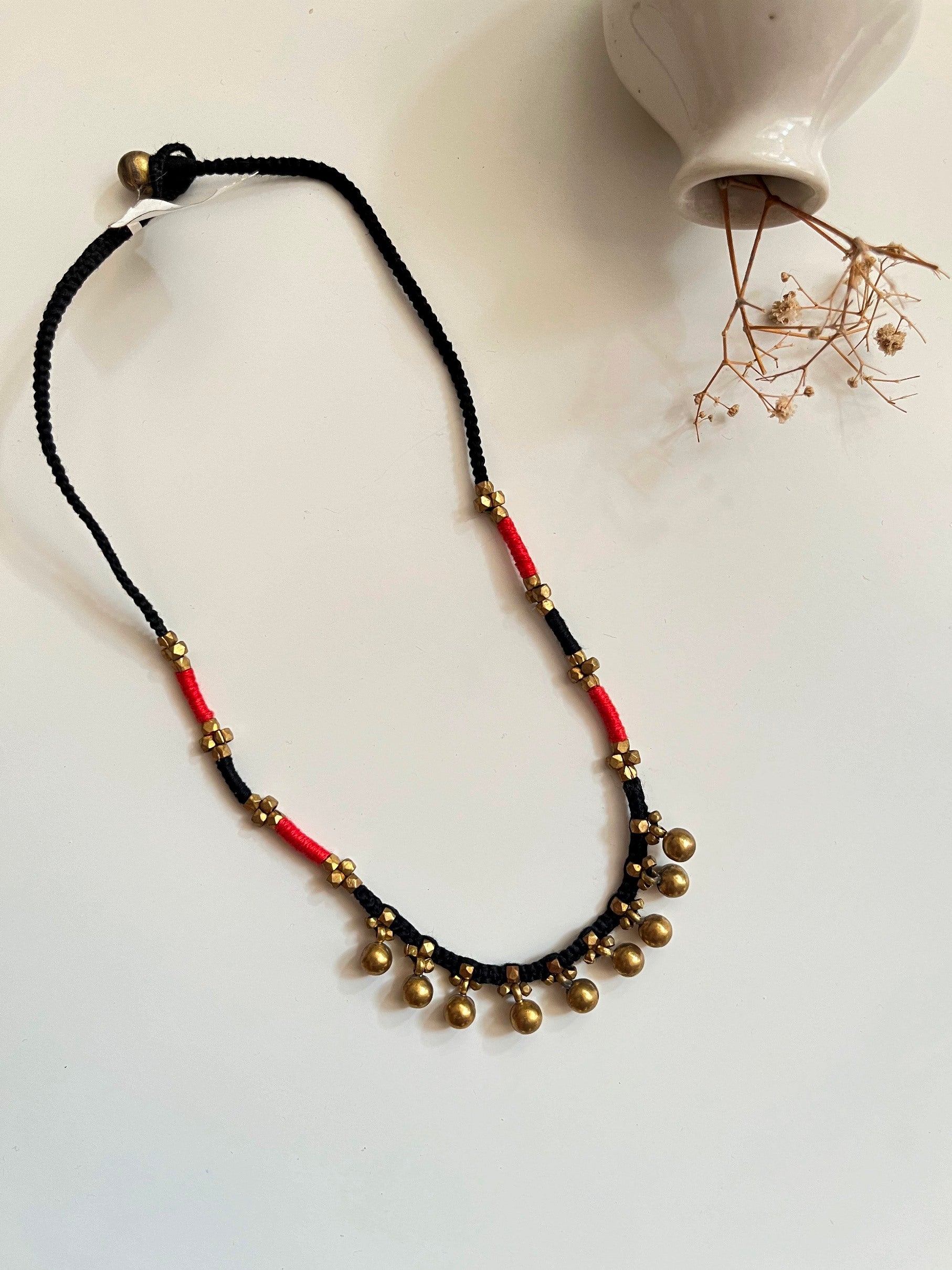 Heeram Dhokra Necklace by Naitri - Necklace