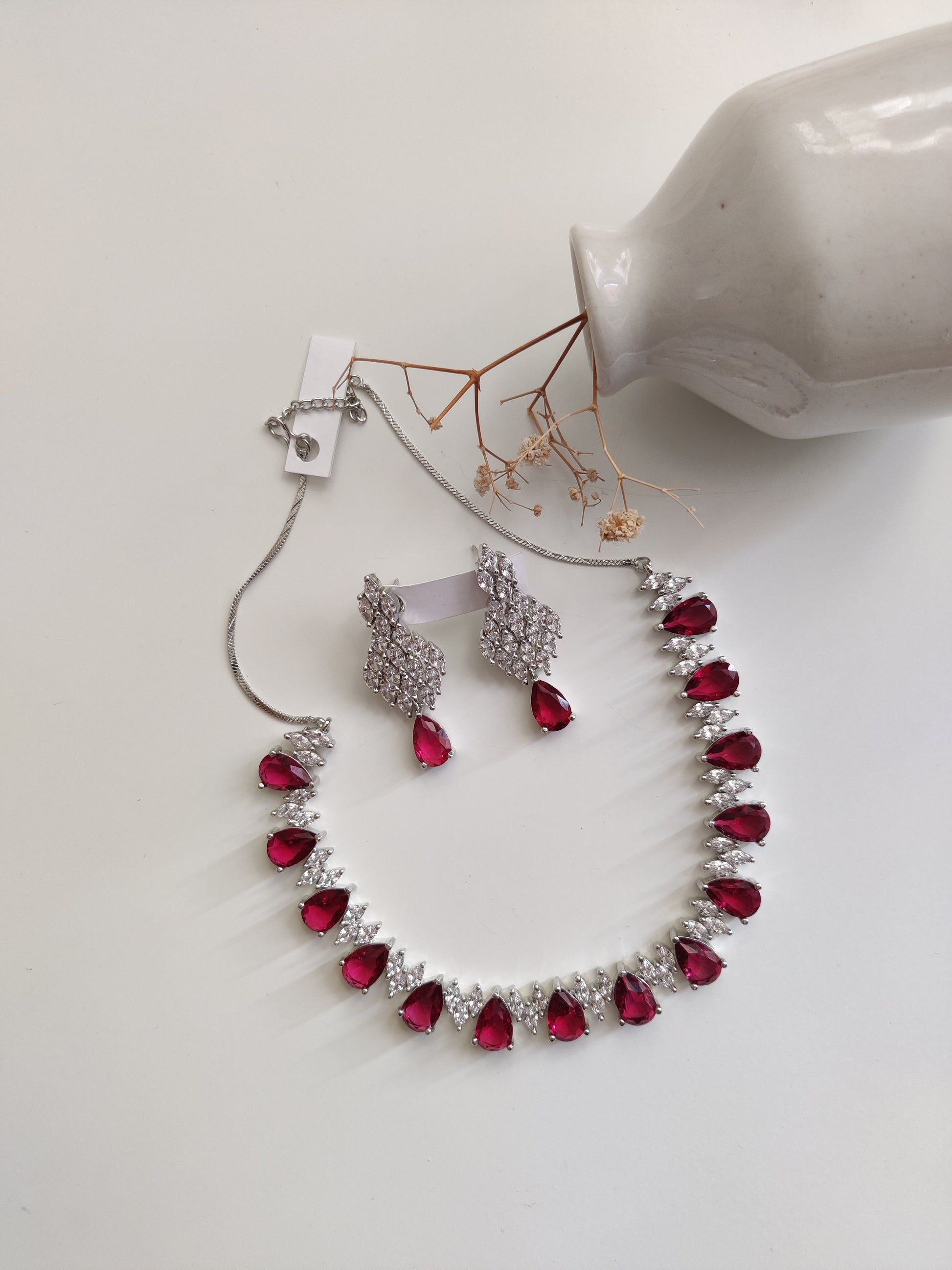 Rubina Necklace Set by Naitri - Necklace