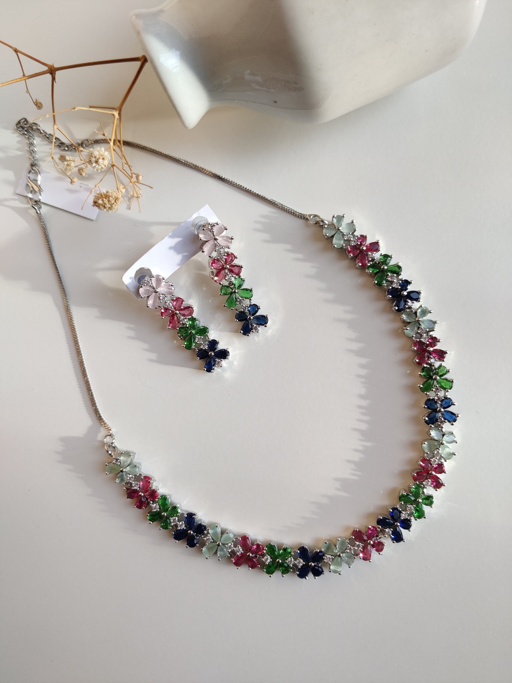 Sarva Necklace Set by Naitri - Necklace